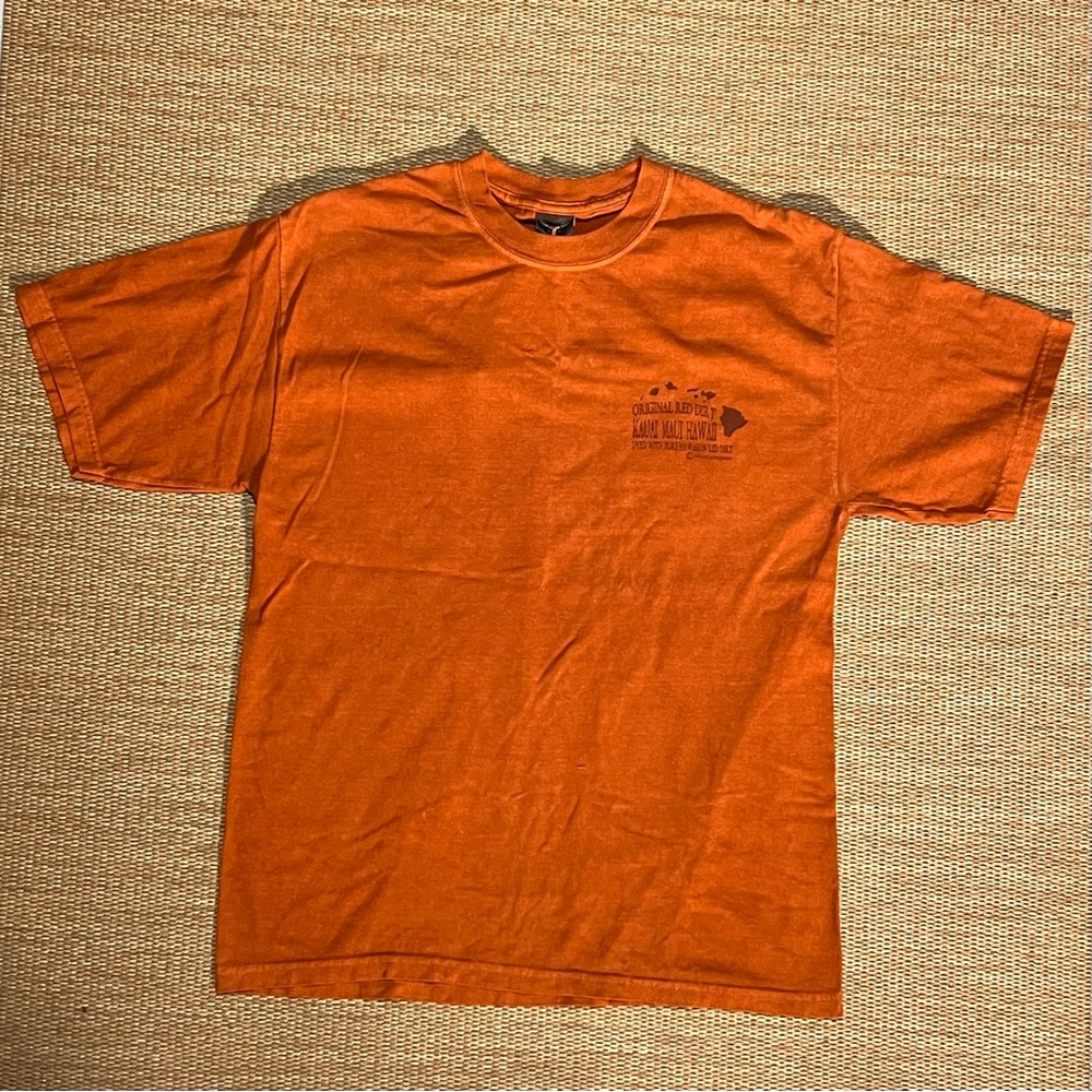Red Dirt Maui T-Shirt Hawaiian Dye Size Medium Vintage Style Graphic